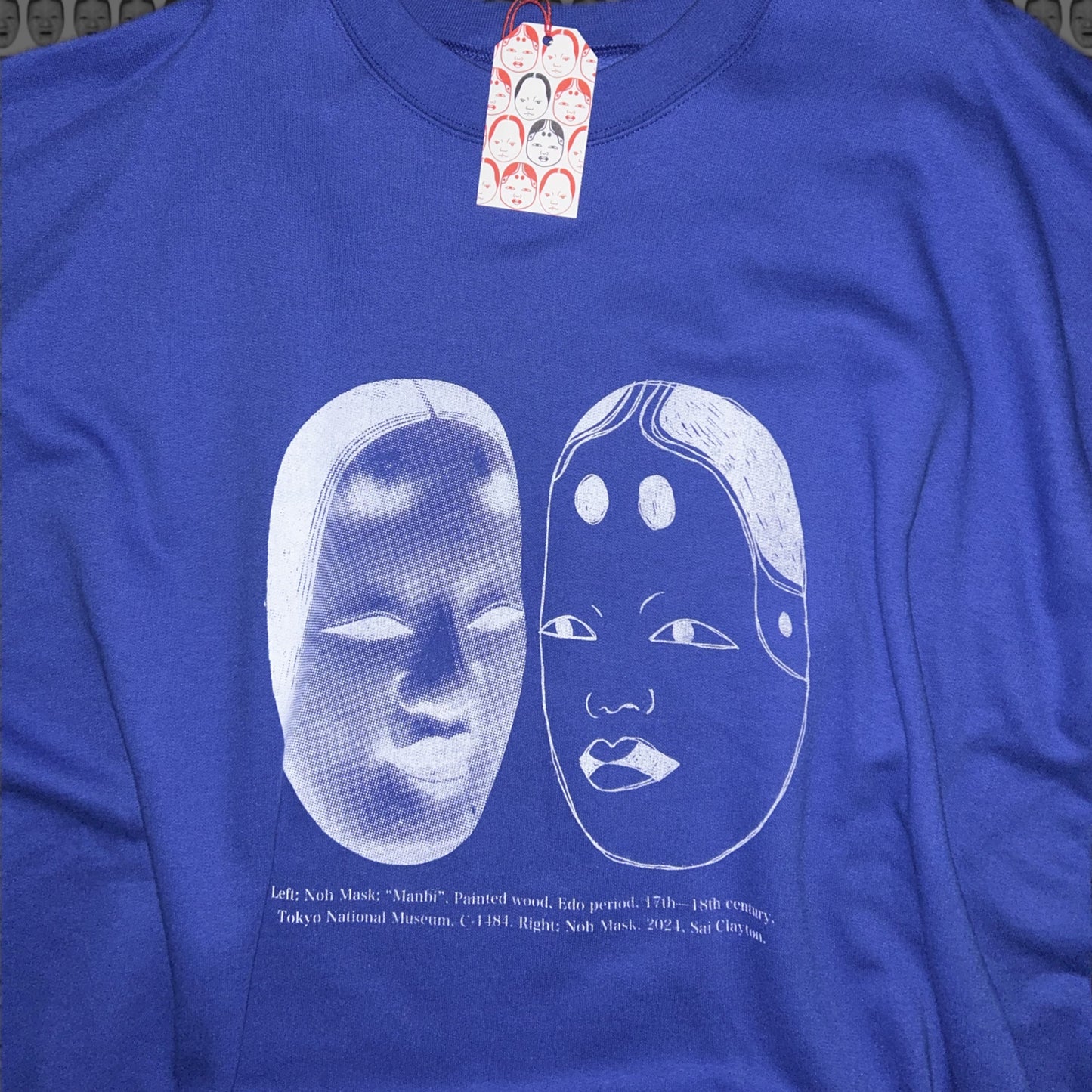 Series 02 - Blue / White print / Sweatshirt