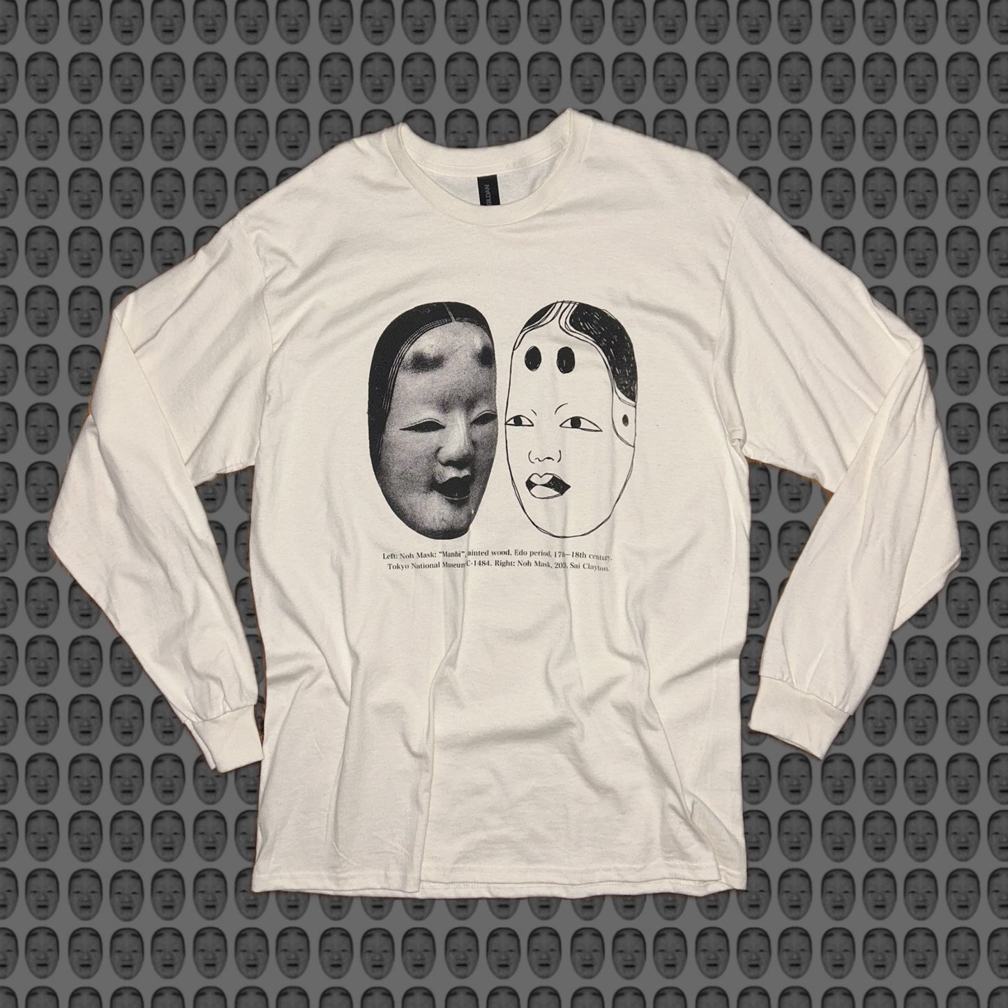 Series 02 - Natural / Black print / Long-sleeve