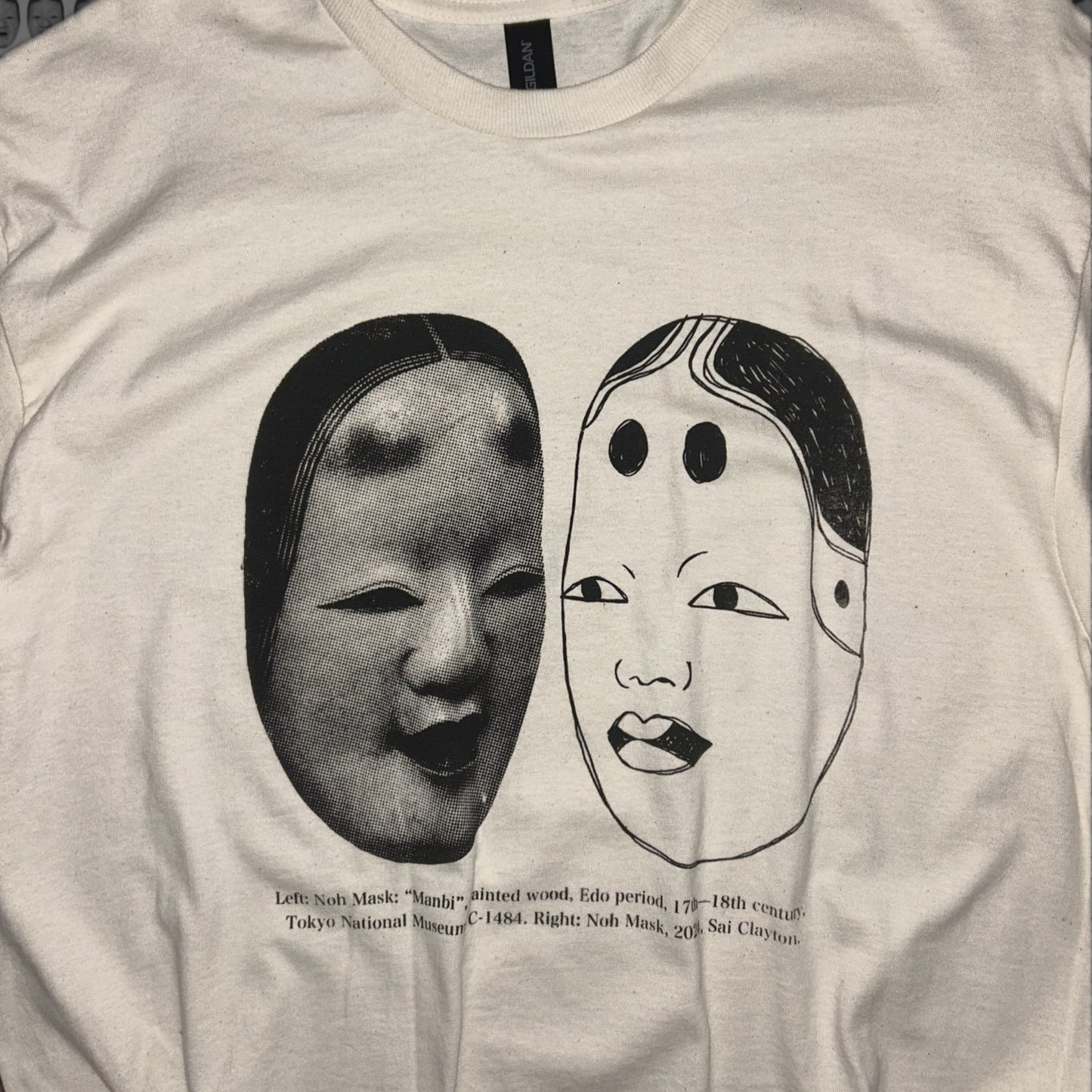 Series 02 - Natural / Black print / Long-sleeve