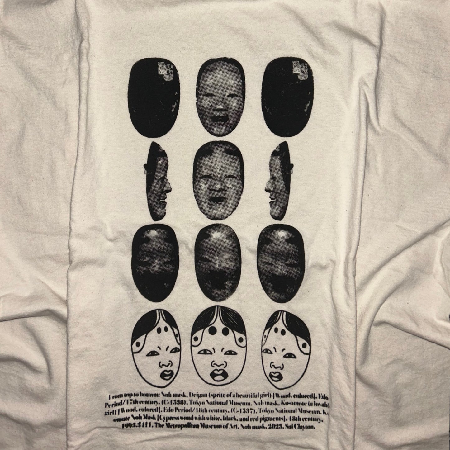 Series 01 - Natural / Black print / Short-sleeve