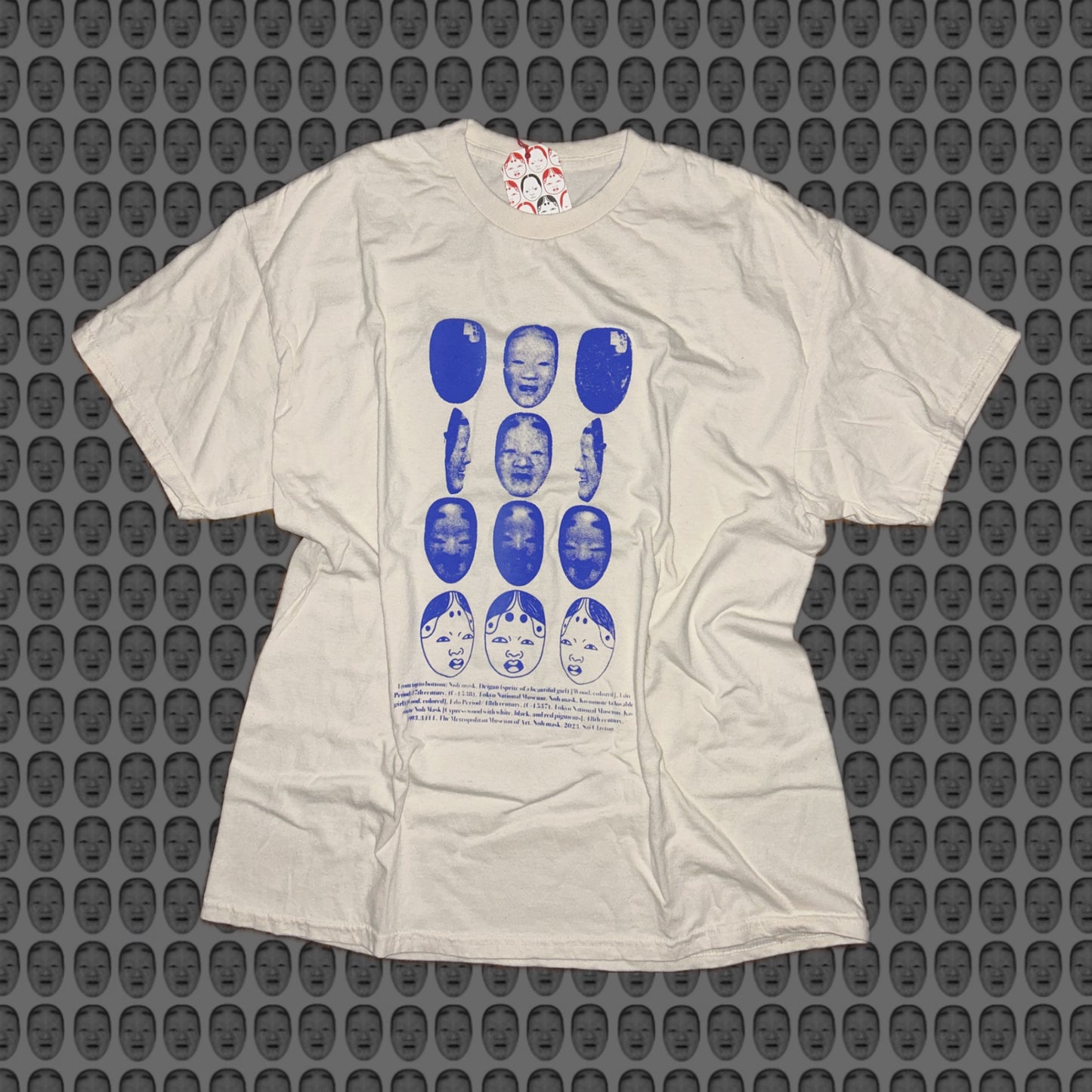 Series 01 - Natural / Blue print / Short-sleeve