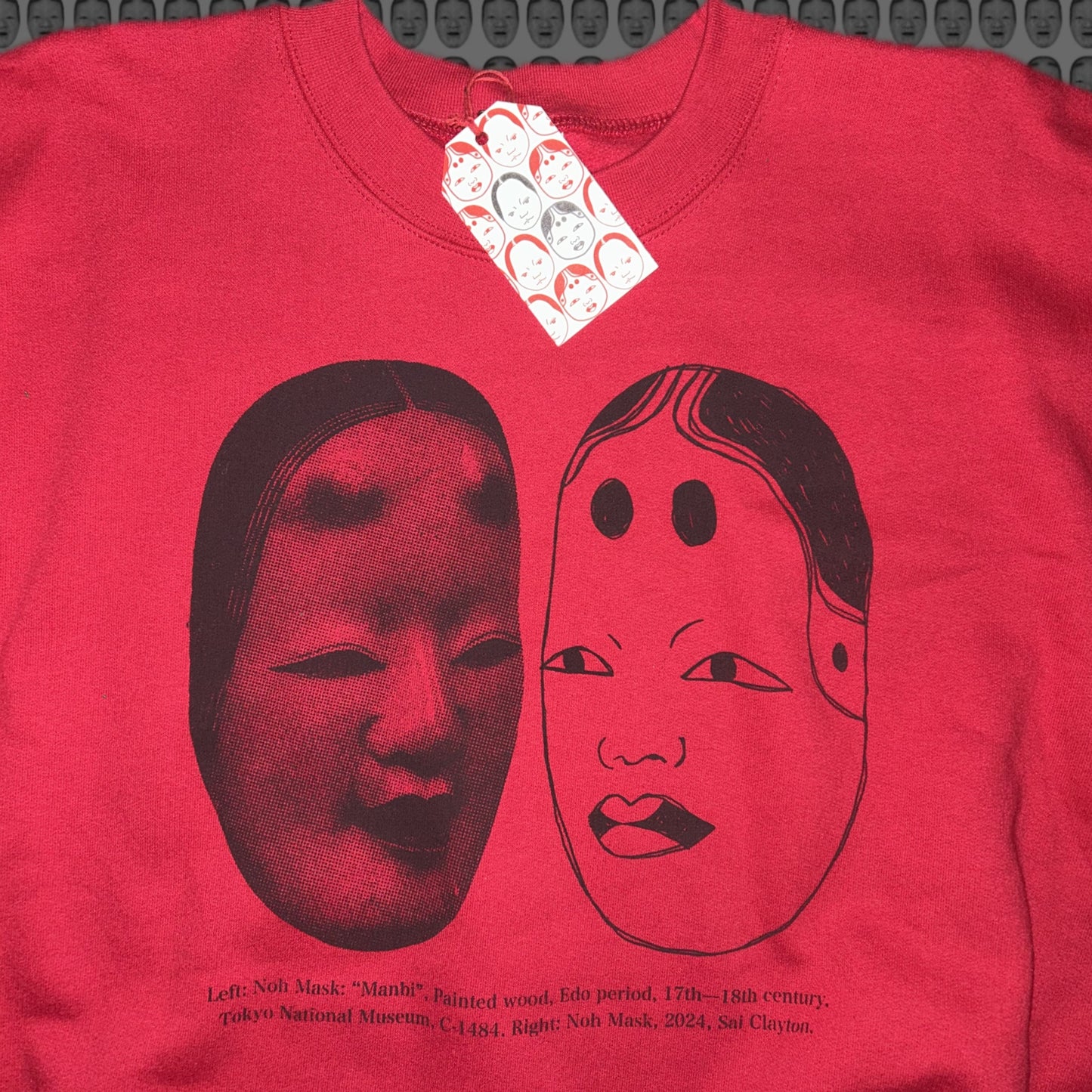 Series 02 - Red / Black print / Sweatshirt